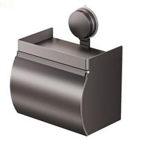 Suction Cup Tissue Box No Drilling Paper Towel Dispenser Large Capacity Bathroom Organizers for Home and Office