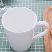 450ML, pure white Bone china english china tea cups, ceramic cup coffee, enamel cup, porcelain custom mug, taza cafe tumblers 401-500ml