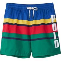 Polo Ralph Lauren Color Block Drawstring Swim Trunks Men swimwear Multicolor 710909617-001 M