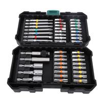 Impact Driver Bit Set Alloy Steel High Torsion Impact Magnetic Screwdriver Bit Set with Storage Box