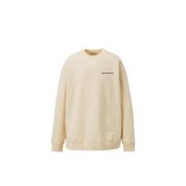 Onitsuka Tiger Logo Outdoor Casual Sports Crew Neck Pullover Long Sleeve Sweatshirt Unisex sweatshirt Beige 2183A997-750 XL