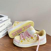Hong Kong style niche cute bubble month blue bread shoes women's 2025 autumn new versatile sports and leisure board shoes 35