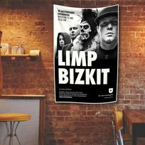 Limp Bizkits Vėliavos Vėliavėlė Keturi Skylės Poliesteris Skaitmeninė Spauda Roko Grupės Gobelenas Lauko Dekoracija Kambarys Garažas Sodas 29x37in