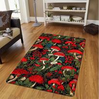 Creative INS Witch Forest Red Mushroom Magic World Carprt for Living Room Bedroom Decor Soft Area Floor Mat Kitchen Rug Gift 40x60cm