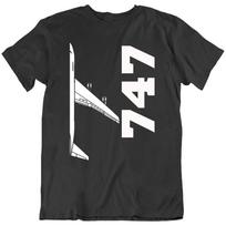 Airline Airplane Boeing 747 Aviation Pilot Aircraft Flying T Shirt Tee Gift New 4XL