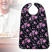 Adult Bibs for Eating Waterproof Full Protection Elderly And Men Black