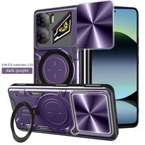 Funda for ZTE Nubia Neo 3 Case Magnetic Ring Stand Slide Camera Protection Phone Cover for ZTE Nubia Neo3 Capa for ZTE Nubia Neo 3 violetinė