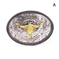 Long Horn Bull Eagle Vakarų diržo sagtis Golden Texas Cowboy Vakarų sagtys