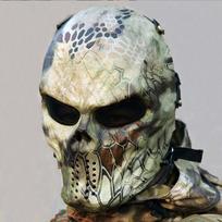 Outdoor Full Face Disguise Mask Unisex Skull Mask for Hunting Cs War Game Hallowmas Party Sand F#1