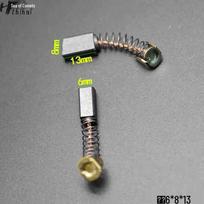 Universal Spring Carbon Brush for 12V-48V DC Motors, 3*4*5*6*7*8*9*10 Support Fixed