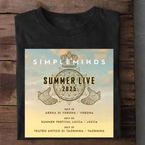 NAUJAS Simple Minds 2025 m. liepos mėn. koncertinis marškinėlis Dydis S-3XL Unisex marškinėlis S