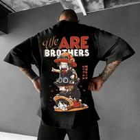 Vienas Gabalas Ace Luffy Broliai Anime Marškinėliai Vyrams Moterims Per dideli Medvilniniai Laisvi Grafiniai Marškinėliai 2026 Vasaros Gatvės Stiliaus Laisvalaikio Viršutiniai Drabužiai Y2k 4XL
