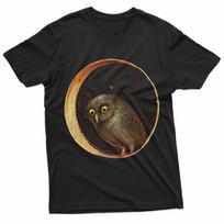 Smalsi pelėda Hieronymus Bosch Žemiškųjų malonumų sodas 100% medvilnės marškinėliai Vyriški marškinėliai Viršus 4XL