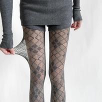 Pilki Deimantiniai Moteriški Pėdkelnės Aukštos iki Šlaunų Kojinės Lingerie Tuščiavidurės Pėdkelnės Seksualios Kaklaraištis Lolita Retro Langeliais Tinklelio Pėdkelnės Aukštos Kokybės