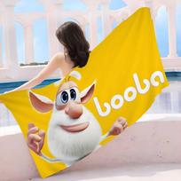 Animacinis B-Booba Paplūdimio rankšluostis Spalvingi vonios rankšluosčiai mergaitei Mikropluošto Greitai džiūstantis Be smėlio Paplūdimio Joga Spa Sporto salė Baseinas W30*H60(CM)