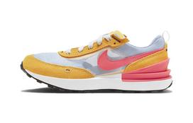 Nike Waffle One BP Slip Resistant Cushioning Low top Kids Lifestyle Shoes Red Orange Gray Children Aged 3 7 Years Old DC0480-700 31