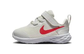 Nike REVOLUTION 6 Abrasion Resistant Low top Toddler Shoes Gray Red Infant And Toddler DD1094-102 21