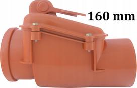 Audros užvartas 160 mm Atbulinis vožtuvas Aquer