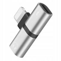 Adapter Iphone Rozdzielacz Lightning Przejściówka