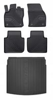 Set 77 Rubber Mats And Mat Vw Tiguan Allspace 2001-2024 5 Seats D