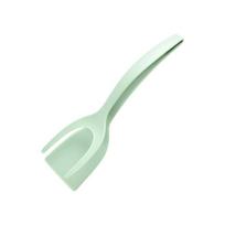 Egg Flipper Spatula Tongs 2 in 1 Grip and Flip Spatula Tong Flipper Spatula For Bread Fish Pancake Toast Kitchen Tools žalia