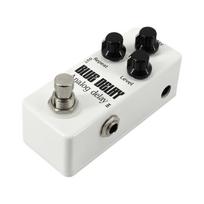 Gitaros analoginis delsos pedalas Elektrinės gitaros efektų pedalas True Bypass cinko lydinio apvalkalas DC 9V 6,35 mm balta
