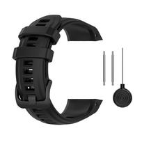 20 mm silikoninė laikrodžio apyrankė skirta Garmin Instinct 2S išmaniajam laikrodžiui juoda