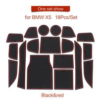 Smabee Dėklas į durelių griovelį BMW X5 2019 - 2024 Neslystantis Durelių Griovelio Padėkliukas Puodelių Laikiklis Salono Aksesuarai Guminis Padėkliukas 18 vnt./kompl.