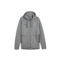 Puma Bmw Series American Racing Color Block Full Zip Hoodie Men Hoodies Gray 624144-03 S