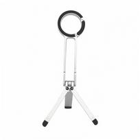 Magnetic Phone Tripod with Carabiner Clip Portable Dual-Side Phone Stand Desk Mount Selfie Handle Holder for iPhone 15/14 ProMax