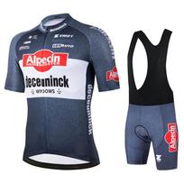 Vasarinis Alpecin Fenix dviratininko marškinėlių ir šortų komplektas vyrams Road Bike marškinėlių kostiumas Dviratininko šortai su petnešėlėmis MTB apranga Maillot Culotte Dviratininko apranga S