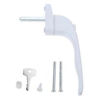 UPVC White Universal Espag Window Handle for Key Locking For Double Glazing balta