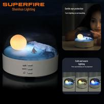 Moon Lamp Bluetooth Speaker Night Light