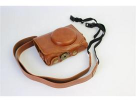 Canon PowerShot SX720HS/SX730/SX740 Leather Camera Case ruda