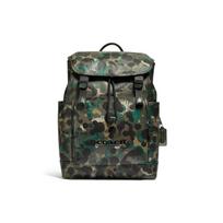 Coach Kuprinė su atvartu ir raišteliu iš akmenukų odos, didelė, kamufliažinė, vyriška C5288-MWSZO Gift Box Set (Basic Set+Yellow Box)
