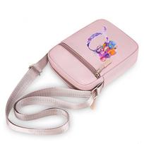 Anime 26 English Letter Kpop Demon Hunters Printed Shoulder Bag Student's Stitched Nylon Crossbody Bag Lightweight and Durable Bag Christmas Kid Gift