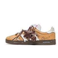 Adidas Neo VL Court Lifestyle IC77 Caramel Macchiato Slip Resistant Cushioning Abrasion Resistant HQ1802(Team632-) 35⅔