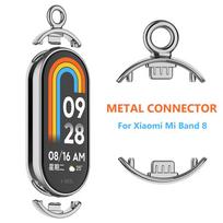 Metal Necklace for Xiaomi Mi Band 8 Strap Pendant with Buckle Neck Decoration Strap For Xiaomi Mi Band 8 Accessories
