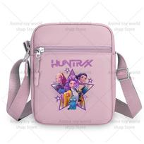 Durable KPop Demon Hunters Girls Crossbody Bags Nylon Small Shoulder Bag Kawaii Oxford Messenger Side Sling Bag Husband Lady ChestBag