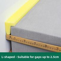 LT Type Bed  Filler Large Bed Spacer Connector Baby Bed to Wall Barrier Modern Minimalist Style Sponge Pillow Headboard 2m one more