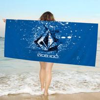 Modernus Deimanto Formos Volcom Mikropluošto Spausdintas Paplūdimio Rankšluostis Kalnų Kopimas Joga Paplūdimys Plaukimas Bėgimas Sugeriantis Minkštas Rankšluostis W40*H60(CM)