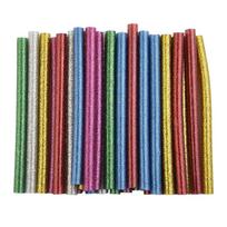 30Pcs Hot Glue Colored Glitter Repair 7 by 100mm for Craftwork