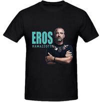 Eros Ramazzotti Marškinėliai Medvilniniai Juodi Dydis S Iki 5XL BE747 S juoda