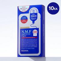 MEDIHEAL The NMF Ampulės Kaukė Originali 10 vnt. 10ea gray
