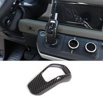 For Land Rover Defender 90 110 2020-2026 ABS carbon fiber Center Console Gear Shift Cover Trim Sticker Car interior Accessories