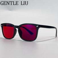 Blue Light Blocking Glasses Men Women 2026 Luxury Brand Read Sleep Red Lens Computer Gaming Eyeglasses Change Color Sunglasses