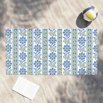 U-Ukraine Folk Flower Pattern Towel Shower Sauna Travel Spa Quick Dry Gym Accessories Soft Large Beach Towels W40*H60(CM)