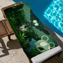 Towel D-DecoradoS Beach Bath Quick-Drying Lightweight Portable Sauna Camping Swim Pool Travel W30*H60(CM)