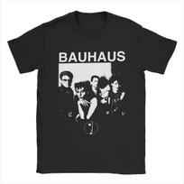 Men's Bauhaus 80s Goth T Shirts Cotton Clothing Fashion Short Sleeve Crewneck Tees Summer T-Shirt S juoda