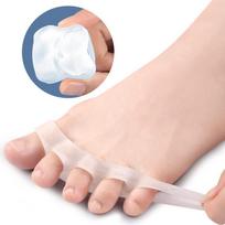Penkių pirštų silikoninis pirštų skirtuvas, nykščio valgus, didžiojo pėdos kaulo, sunkaus piršto suspaudimas, pėdos skirtuvas, manikiūro fiksuotas pirštų pagalvėlė M